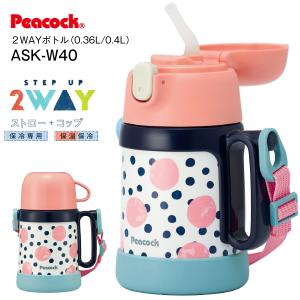 ピーコック魔法瓶工業 ASK-W40(CRD) ステップアップボトルセット 2way