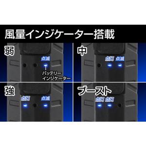 ジェントス ブロワー WORK GEAR 疾風...の詳細画像2