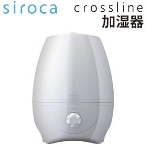 加湿器 シロカ 大容量タンク 5Lタンク 超音波式加湿器 加湿量350ml 6畳から10畳程度 siroca crossline ホワイト SRD-601WH