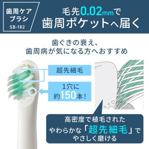 オムロン 電動歯ブラシ HT-B304-W 軽...の詳細画像3