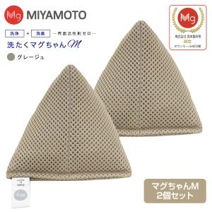 洗たくマグちゃん ベビーマグちゃん同等品 2個セット 部屋干し メール便 代引不可 洗濯用品 洗濯補助 マグネシウム 宮本製作所 洗濯マグちゃんM(グレージュ)