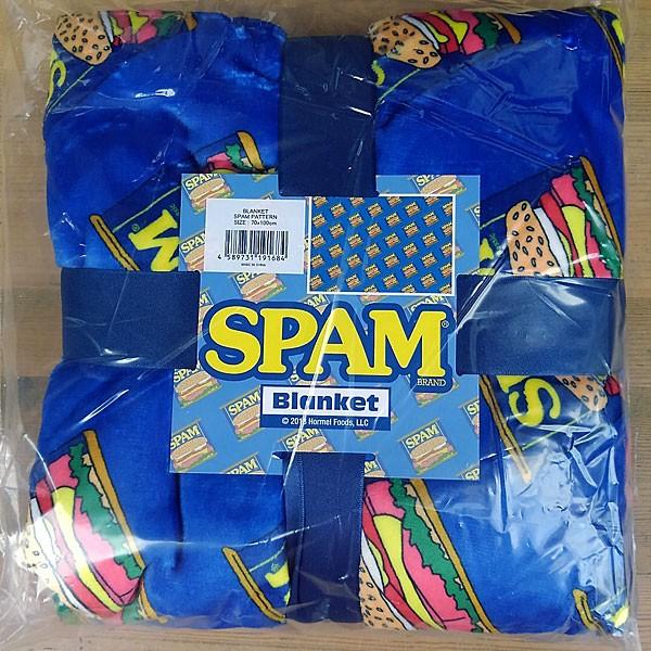 SPAM BLANKET PATTERN スパム ブランケット 総柄