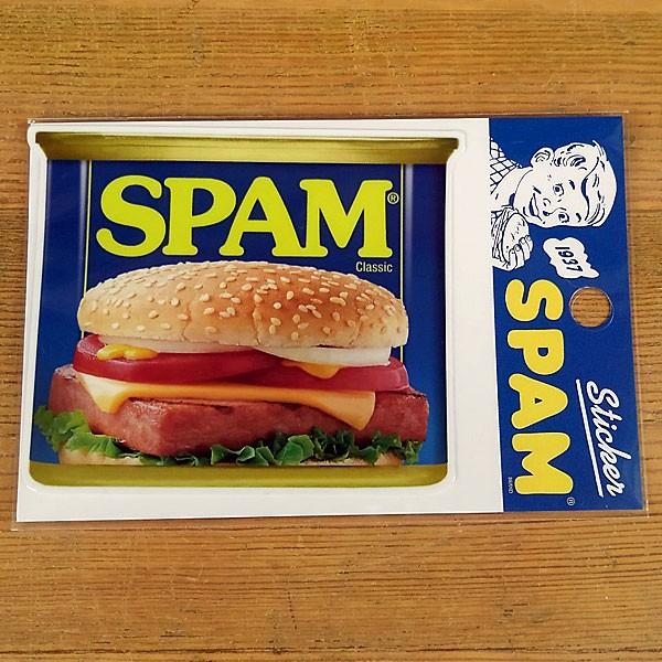 SPAM スパム　ステッカー　スパム缶