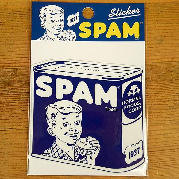 SPAM スパム　ステッカー　スパムオールド缶