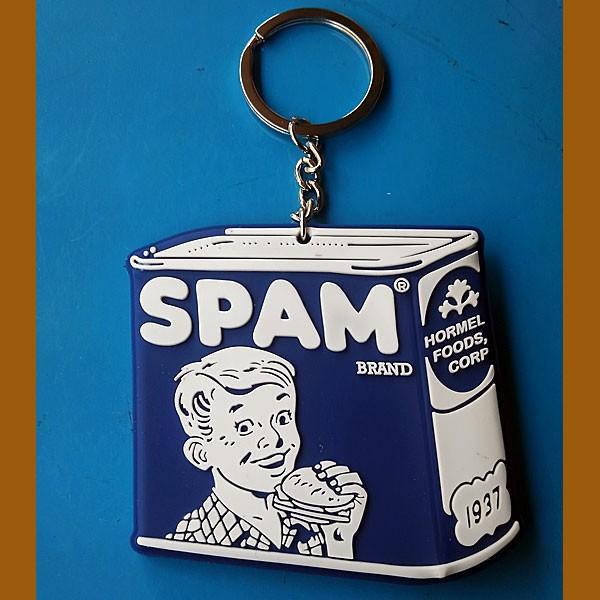 SPAM スパム PVC キーホルダー オールド缶