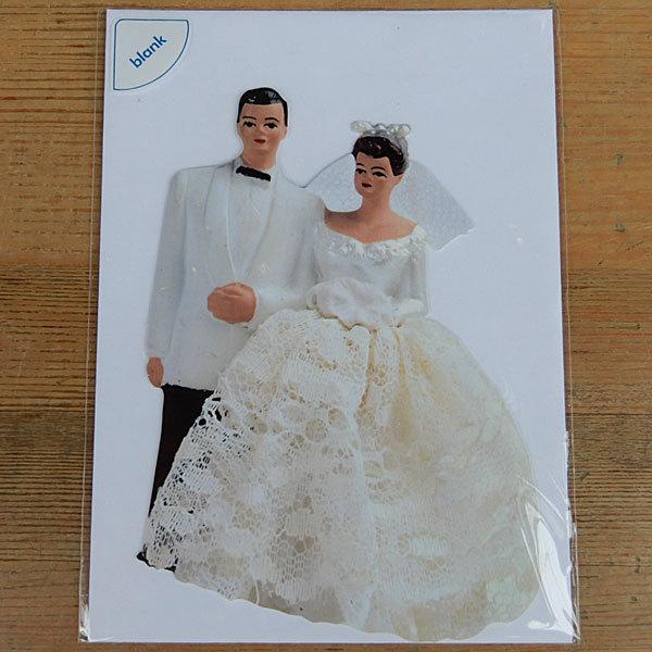 Paper House Diecut Card Bride &amp; Groom ダイカットカード 新郎新...