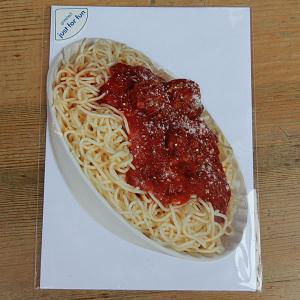 Paper House Diecut Card Bowl of Pasta ダイカットカード パスタ｜toy-burger