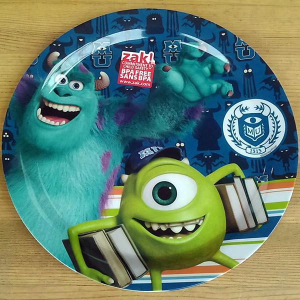 MONSTERS UNIVERSITY モンスターズ ユ二バーシティ　8インチ丸型プレート