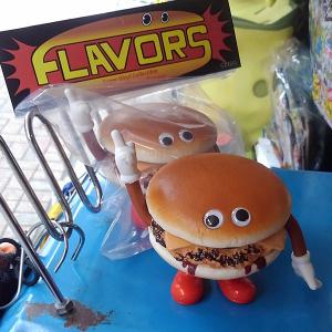 FLAVORS Super Vinyl Collectible 155 Delicious Cheese Burger フレーバーズ