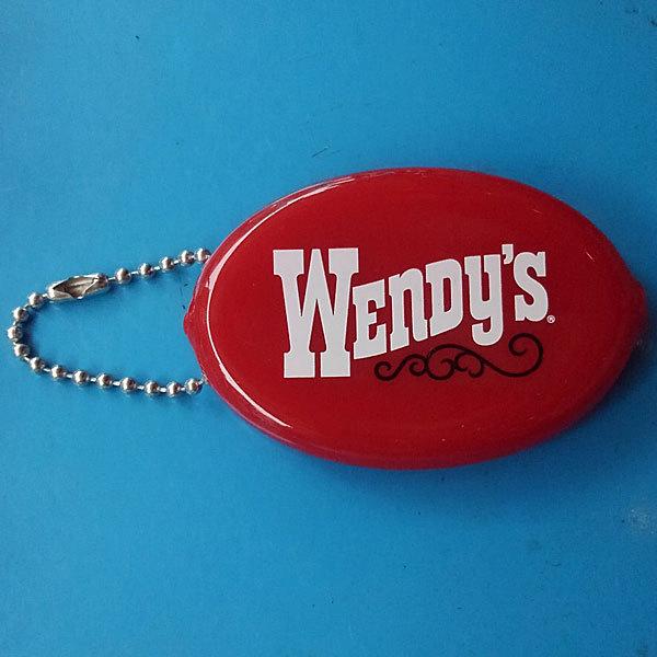 Wendy's COIN CASE RED ウェンディーズ コインケース レッド