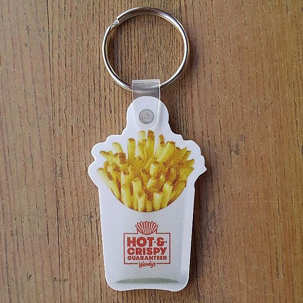 Wendy's RUBBER KEYCHAIN POTATO ウェンディーズ ラバーキーチェーン ポ...