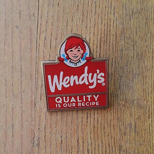 Wendy's PINS QUALITY IS OUR RECIPE ウェンディーズ ピンズ