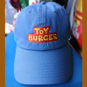 IF YOU BURGER TOY BURGER ロゴ キャップ スカイブルー｜toy-burger