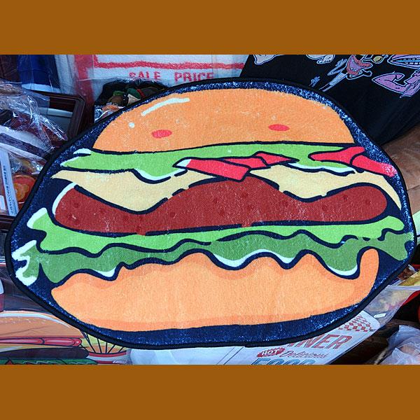 FLOOR MAT HAMBURGER フロアマット ハンバーガー