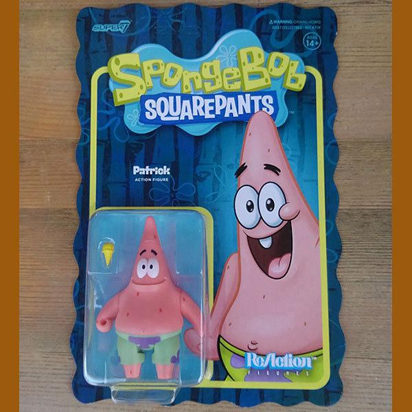 SUPER7 SpongeBob SQUAREPANTS Re Action Figures Pat...