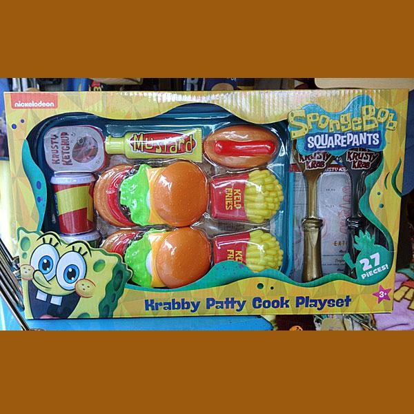 Sponge Bob Krabby Patty Cook Playset スポンジボブ カーニバーガ...