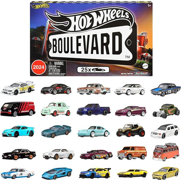 ホットウィール(Hot Wheels) ブールバード 25カー ファクトリーセット