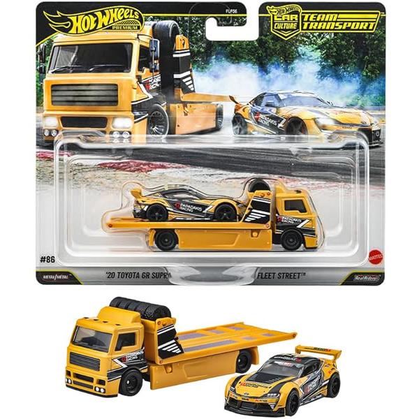ホットウィール(Hot Wheels) チームトランスポート 20 トヨタ GR スープラ / フリ...