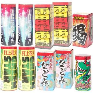 [送料無料] 打上花火セット 6種10個入り緑や黄色 赤や白 大手花火メーカーオンダの打ち上げセット