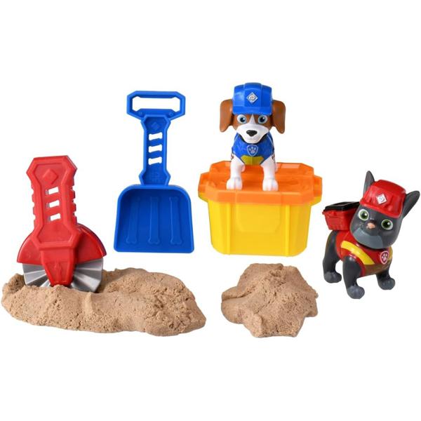 パウ・パトロール ラブル＆クルー ビルドフィギュアセット ウィーラー＆チャージャー(お砂付き) | ...