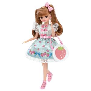 リカちゃん人形 LD-11 ストロベリーリボン | おもちゃ 人形 本体 女の子 3歳｜toy-manoa