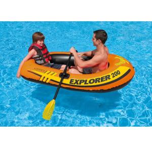 INTEX(インテックス) ボート エクスプローラー200セット 185×94×41cm 58331 | ビニール BOAT 2人乗り オール | summer goods