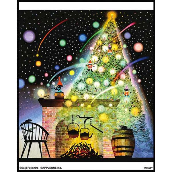 ジグソーパズル クリスマスツリーの夢(藤城清治) 80ピース   APP-5080-309