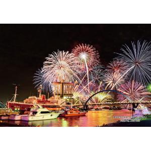ジグソーパズル 愛知県名古屋市「名港水上芸術花火」 ［CP-JS］ 300ピース  CUT-300-...