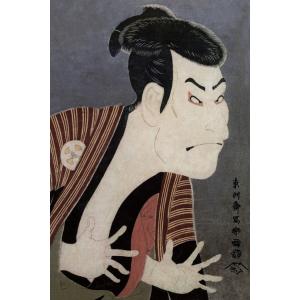 爆買 ジグソー日本の名画「写楽 三代目大谷鬼次の江戸兵衛」フレーム