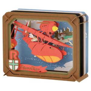 雑貨 アドリア海上空から（紅の豚）  PAPER THEATER ENS-PT-064N｜toy-shop