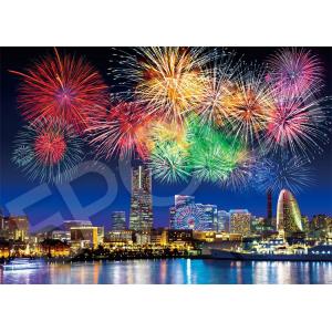 ジグソーパズル 横浜夜景と絢爛花火-神奈川 ［CP-JS］ 500ピース  EPO-07-401s