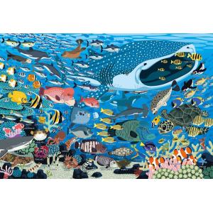 エポック社（EPOCH） ジグソーパズル 100ピース 水族館の仲間たち
