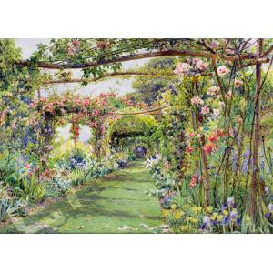 ジグソーパズル ブラックハーストの薔薇緑廊(アーネスト・アーサー・ロウ)  2000ピース  EPO...