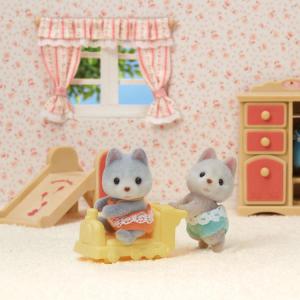 シルバニアファミリー ハスキーのふたごちゃん ...の詳細画像5