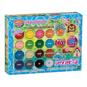 アクアビーズ ポリゴンビーズ16色セット   AQ-259｜toy-shop