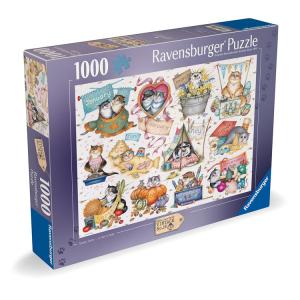 ジグソーパズル キャットカレンダー 1000ピ...の詳細画像2
