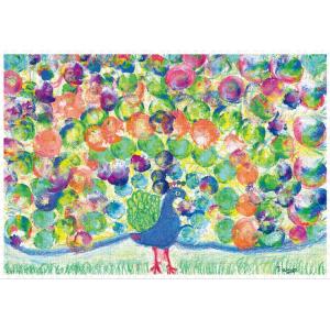 ジグソーパズル 花を運ぶクジャク(サヤ) 100...の商品画像