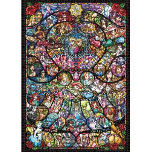 ジグソーパズル ヒロインコレクションステンドグラス（ディズニー＆ディズニー/ピクサー）(オールキャラクター) 2000ピース TEN-D2000-636