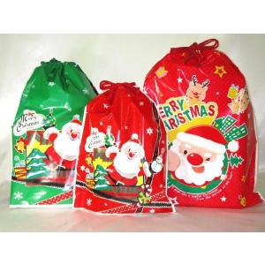 クリスマス柄☆シャンテバッグ 中サイズ 30×4...の商品画像