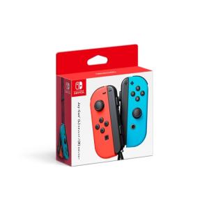 新品/任天堂純正/日本国内仕様 Switch専用 Joy-Con(L)ネオンレッド/(R)ネオンブル...