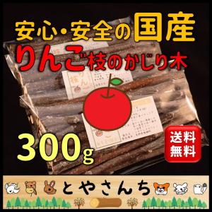 かじり木 国産 りんご 300g(細〜太枝)  信州長野県飯綱町産