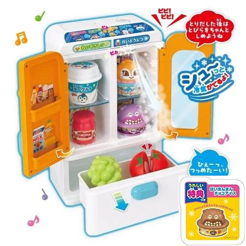 【特典ばいきんまんチョコアイス付き】アンパンマン 蒸気がシュ〜スマートアンパンマンれいぞうこDX 知...