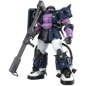 MG 機動戦士ガンダム MS-06R 高機動型ザク 黒い三連星仕様 Ver.2.0 1/100スケール 色分け済みプラモデル｜toymaru