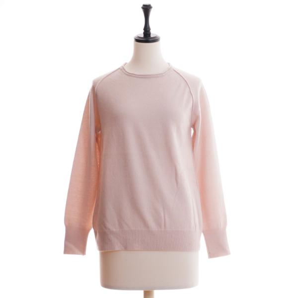 訳あり：カシミヤ100% クルーネック  プルオーバー 1点限り