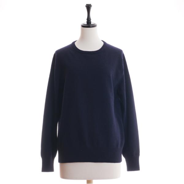 訳あり：ベビー カシミヤ100% クルーネック  プルオーバー 1点限り