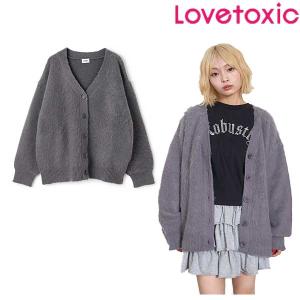 ラブトキシック　lovetoxic　【LTXC】シャギーオーバーカーディガン　140-160cm　2025-11　7753322