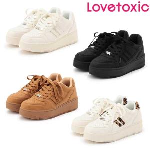 ラブトキシック　Lovetoxic　【LTXC】【軽量/防水】ラインコートスニーカー　対象ジュニア(22-24.5cm)　キッズ 子供 女の子　7763413