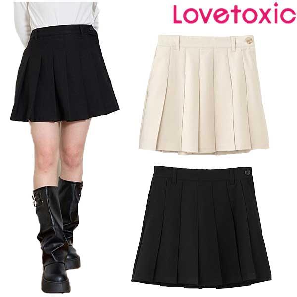 ラブトキシック　lovetoxic　【イージーケア】プリーツスカート　140-160cm　2025-...