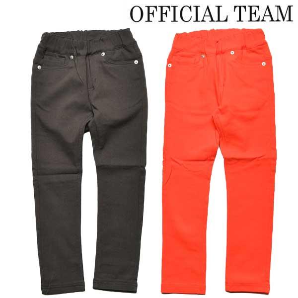 オフィシャルチーム　OFFICAL TEAM　起毛スーパーストレッチスキニーパンツ　160-180c...