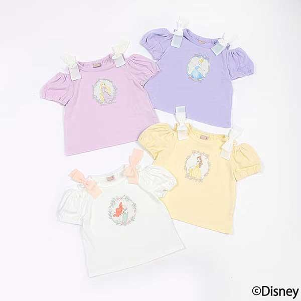 プティマイン　petit main　【Disney】2way肩リボンTシャツ　80ｃｍ　964221...